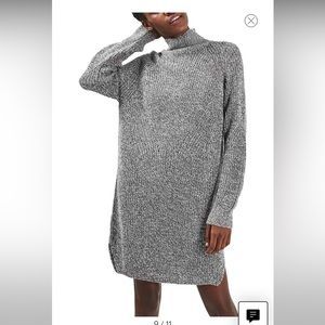 Topshop Funnel neck sweater dress. Size 4